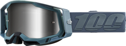 100% Racecraft 2 Goggles - Battleship - Silver Mirror 50010-00017