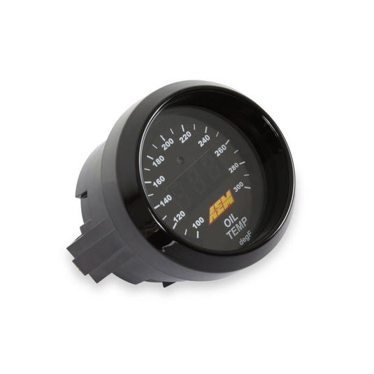 AEM Electronics 52mm Digital Oil Water Temperature Gauge 100-300 F