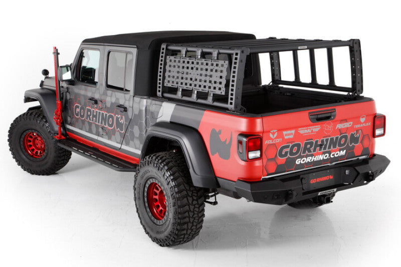 Load image into Gallery viewer, Go Rhino 19-21 Jeep Gladiator XRS Overland Xtreme Rack - Black
