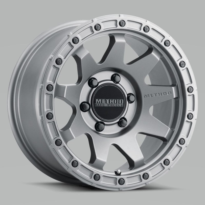Load image into Gallery viewer, Method MR317 18x9 +18mm Offset 6x5.5 106.25mm CB Matte Titanium Wheel
