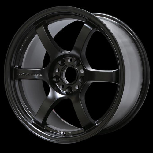Gram Lights 57DR 15x8.0 +28 5x114.3 Semi Gloss Black Wheel