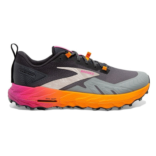Men's Brooks Cascadia 17, Primer/Ebony/Oriole, 12 D Medium - Skoutley Outdoors LLC