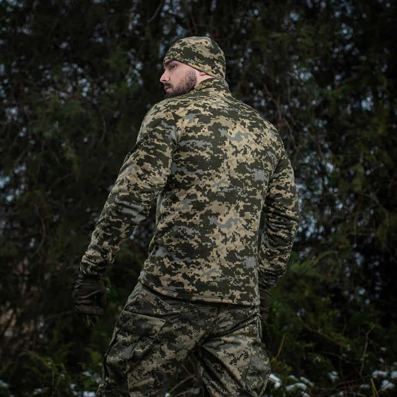 Load image into Gallery viewer, M-Tac Delta Fleece Jacket - Tactical Underwear Top Sweater 1/4 Zip
