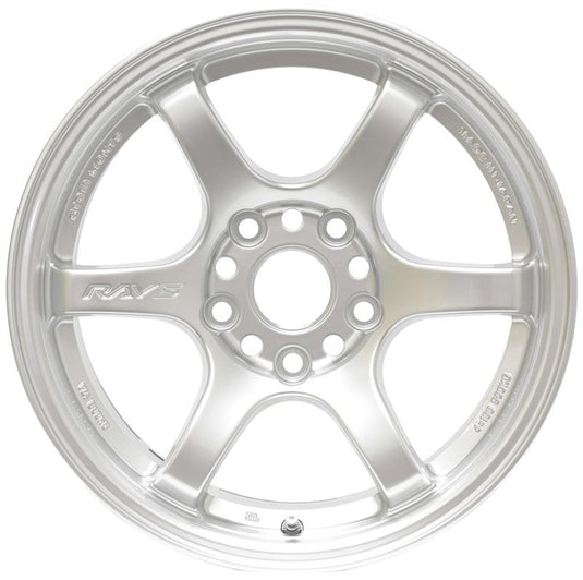 Gram Lights 57DR 15x8.0 +35 4x100 Sunlight Silver Wheel