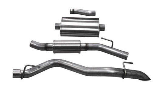 Corsa 2020-2025 Jeep Gladiator JT 3.0in Cat-Back Touring Single Side Exit w/ Turn Down Tip