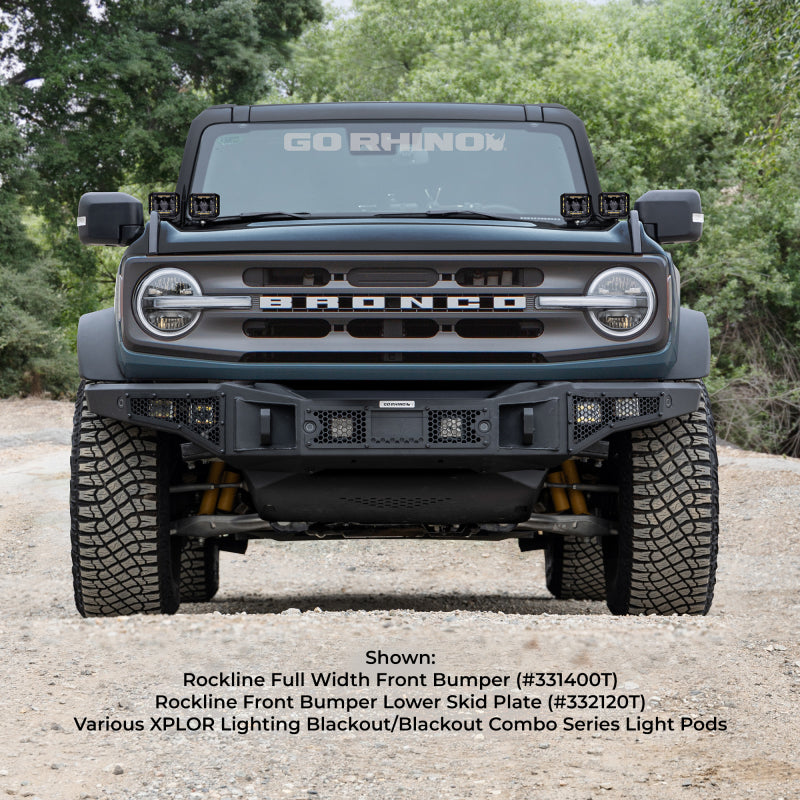 Load image into Gallery viewer, Go Rhino 21-24 Ford Bronco (2 and 4 Door) Rockline Full Width Bumper
