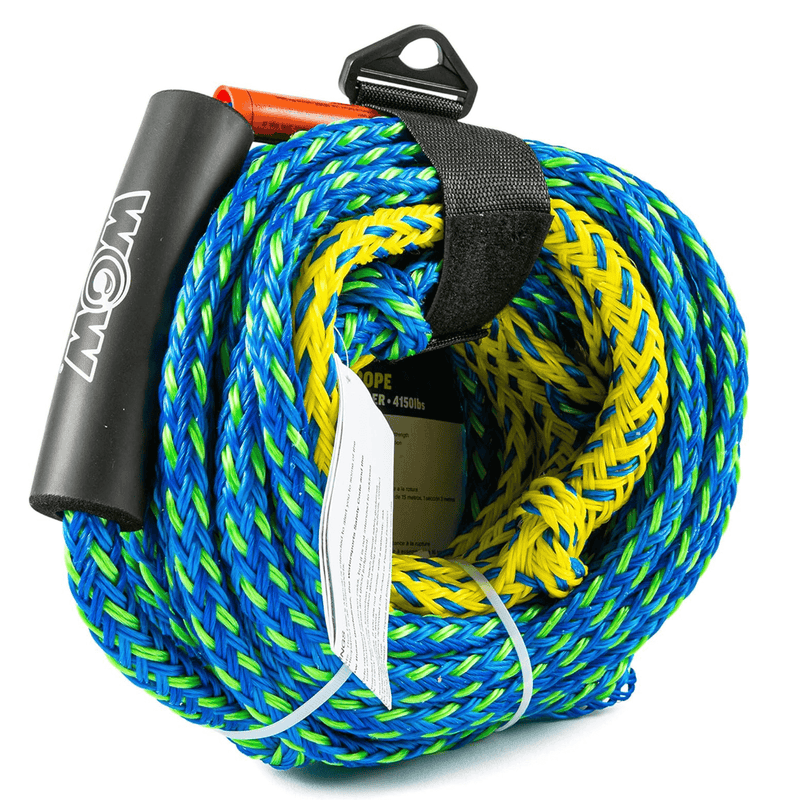 Load image into Gallery viewer, WOW Watersports 60ft 4-Rider 4K Tow Rope with 2 Sections
