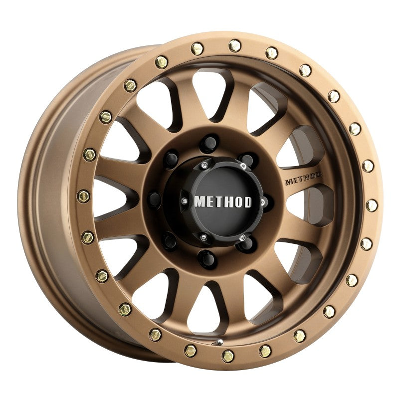 Load image into Gallery viewer, Method MR304 Double Standard 17x8.5 0mm Offset 8x6.5 130.81mm CB Method Bronze Wheel
