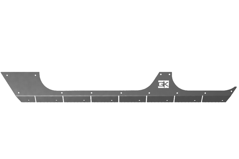 Load image into Gallery viewer, Gauntlet Series Rocker Guards for Jeep JK Wrangler
