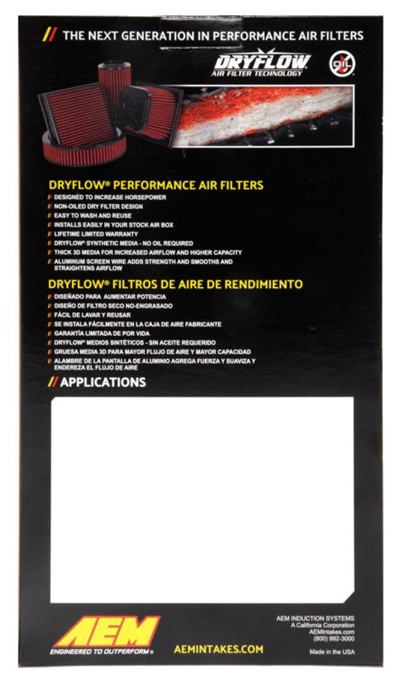 Load image into Gallery viewer, AEM Induction AEM 17-20 Subaru BRZ 2.0L DryFlow Air Filter 28-50060
