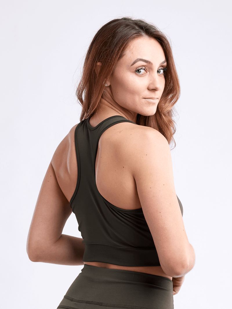 Load image into Gallery viewer, JupiterGear Racerback Lightweight Training Crop Tank Top
