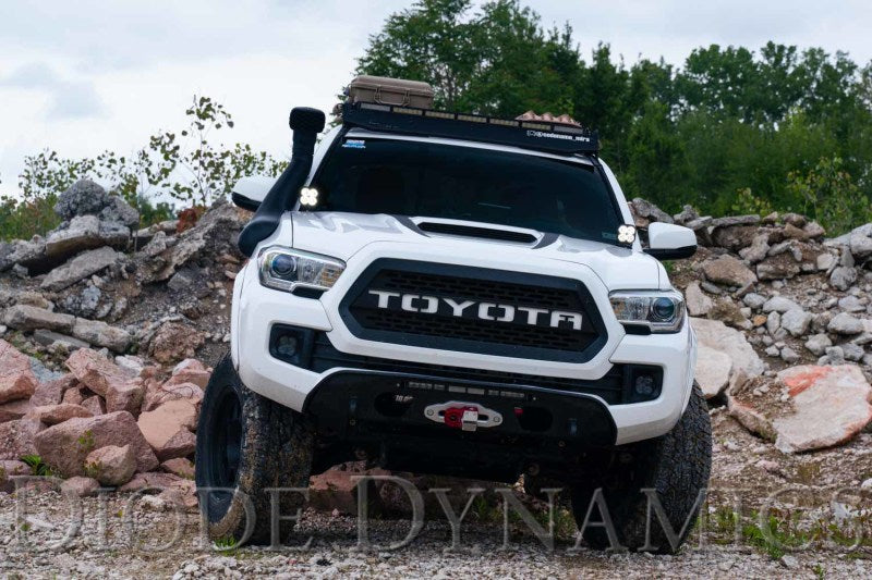 Load image into Gallery viewer, Diode Dynamics 16-21 Toyota Tacoma Sport SS3 LED Ditch Light Kit - Yellow Combo
