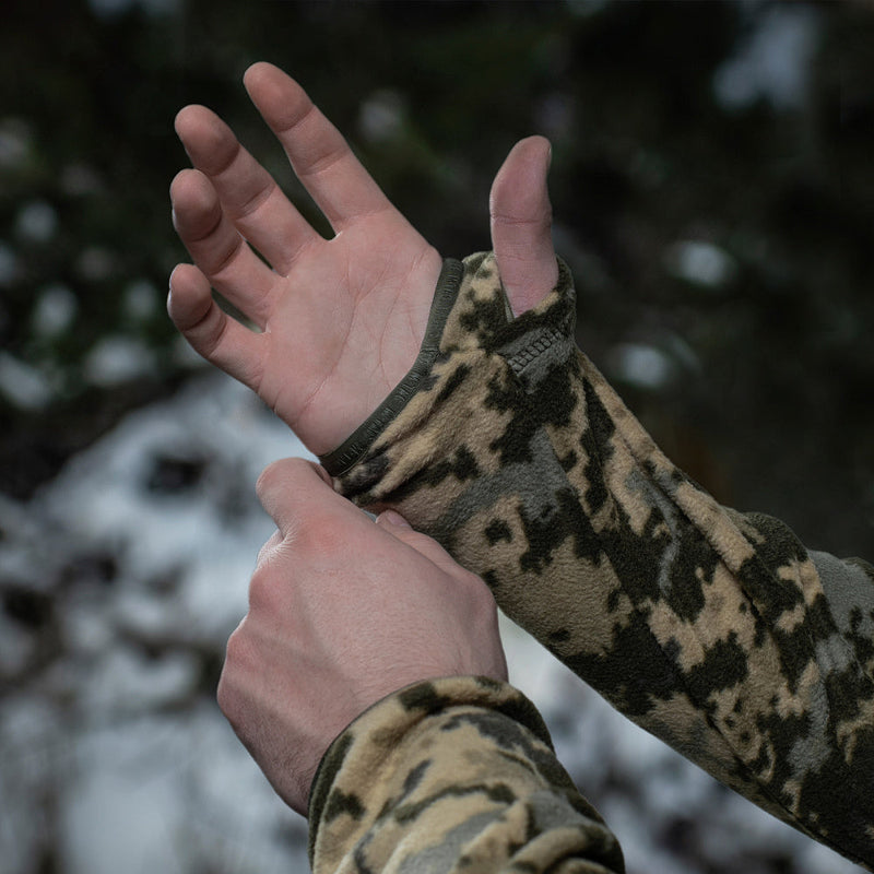 Load image into Gallery viewer, M-Tac Delta Fleece Jacket - Tactical Underwear Top Sweater 1/4 Zip
