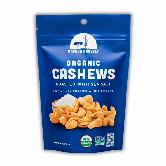 Organic Dry Roasted Cashews with Sea Salt - Skoutley Outdoors LLC