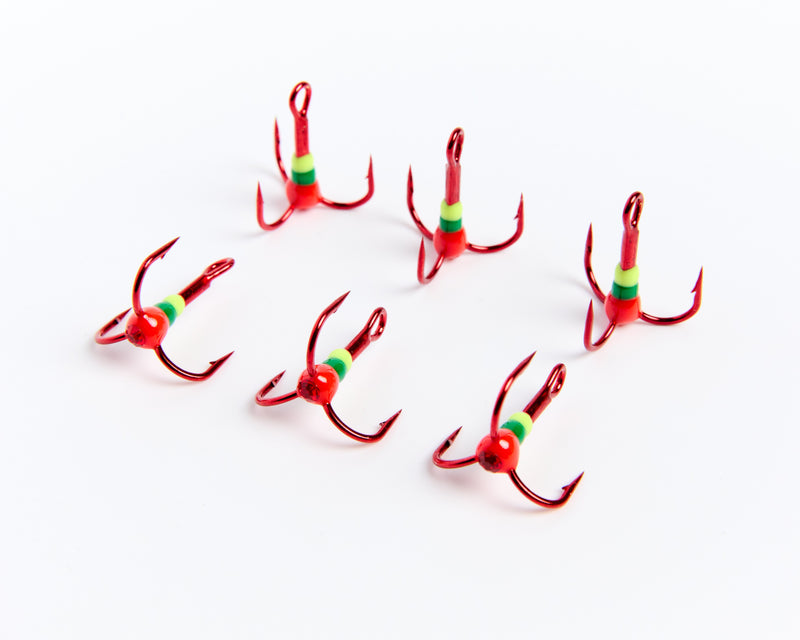 Load image into Gallery viewer, Crystal Reaper Treble Hooks (6pk)
