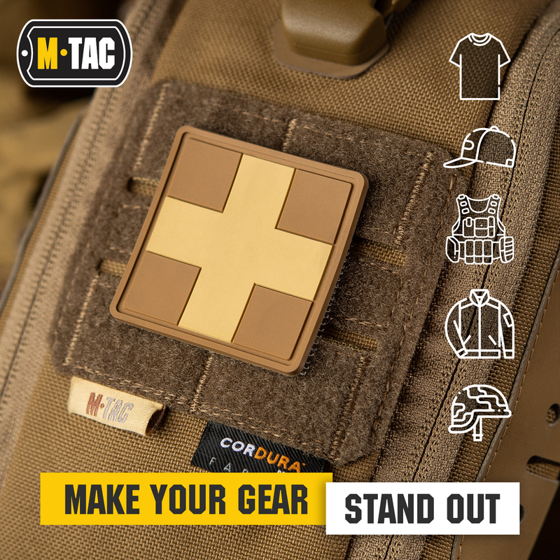 Load image into Gallery viewer, M-Tac patch Medic Cross Square PVC
