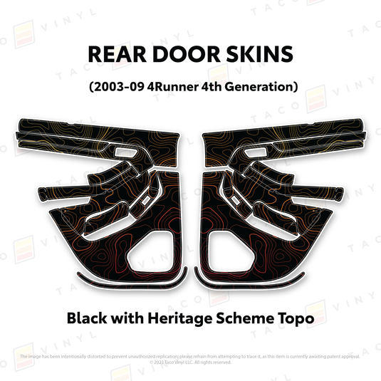 2003-2009 4Runner Door Skins
