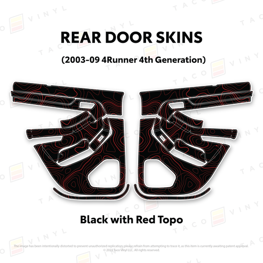 2003-2009 4Runner Door Skins