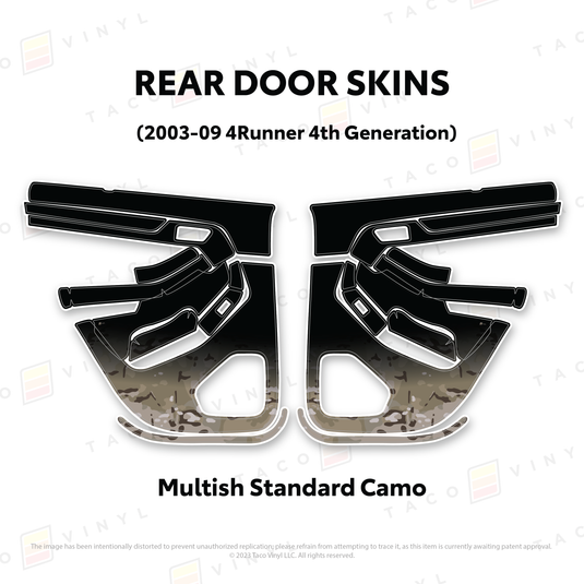 2003-2009 4Runner Door Skins
