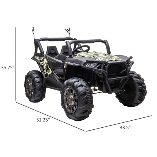 4WD Kids Truck with Parental Remote Control and Powerful Quad Motors