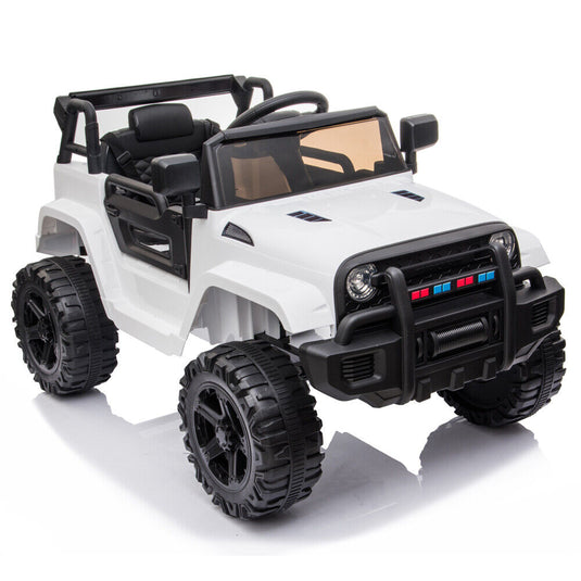 4x4 Double-Drive 12V Electric Car for Kids with Lights and MP3 Player