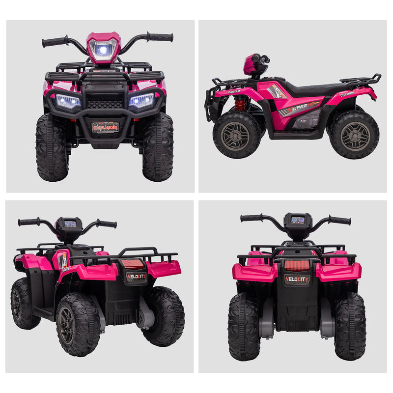 Load image into Gallery viewer, 12V Kids ATV with Music, Headlights, and Forward/Backward Function - A Fun Ride for Young Adventurers!
