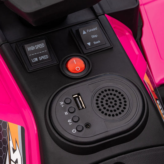 12V Kids ATV with Music, Headlights, and Forward/Backward Function - A Fun Ride for Young Adventurers!