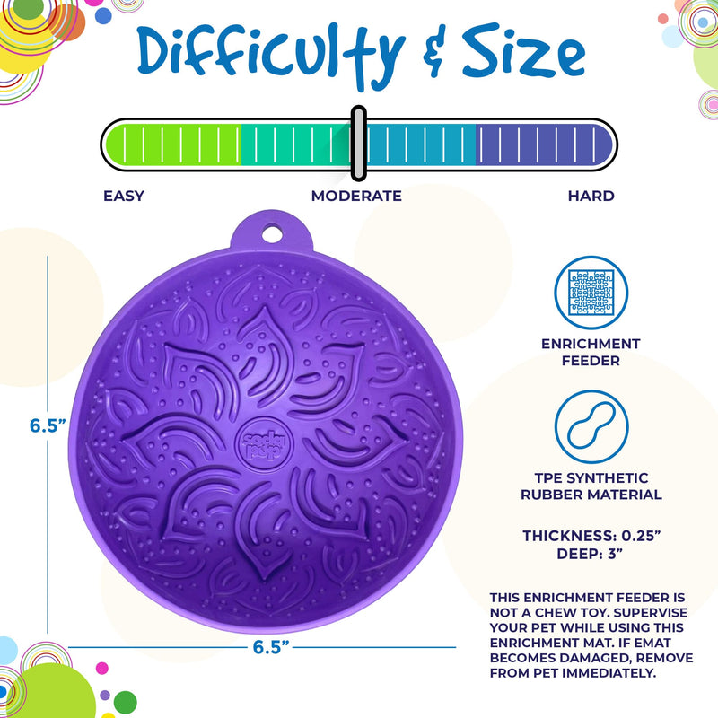 Load image into Gallery viewer, Garden of Eatin' Tipsy Bowl - Wobble Lick Mat for Dogs &amp; Cats | USA Made
