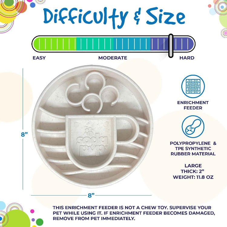 Load image into Gallery viewer, Java eBowl Deep Slow Feeder Dog Bowl for Enrichment | USA Made
