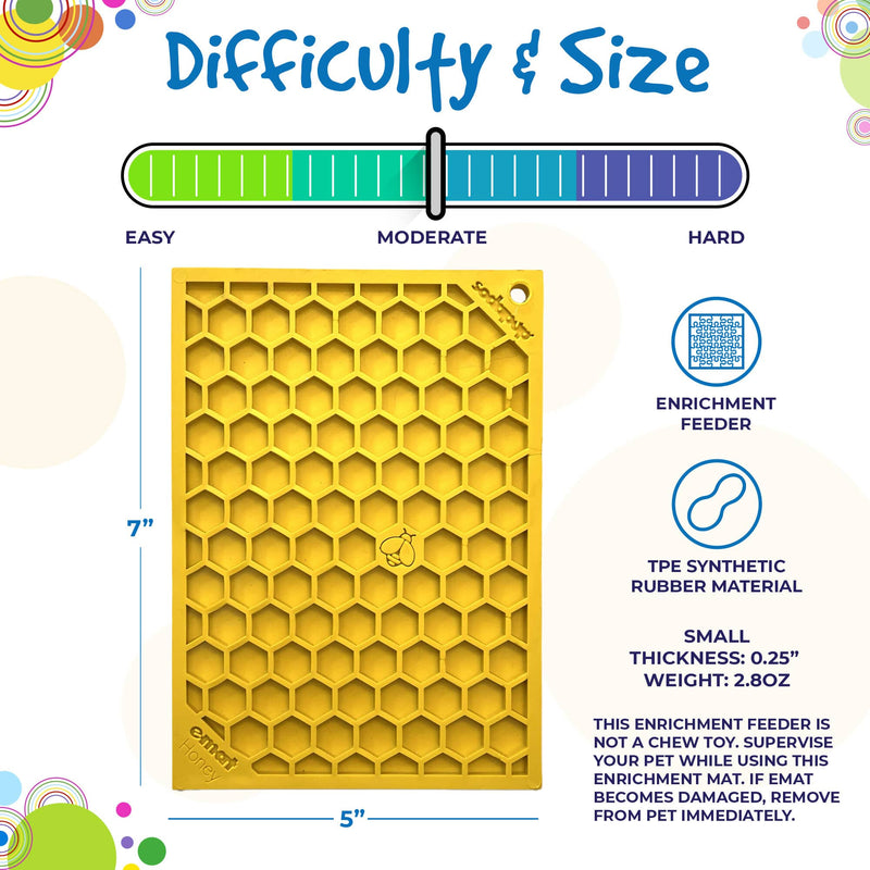 Load image into Gallery viewer, Honeycomb eMat - Enrichment Lick Mat for Dogs and Cats | eMat Enrichment Toy for Anxiety Relief | SodaPup
