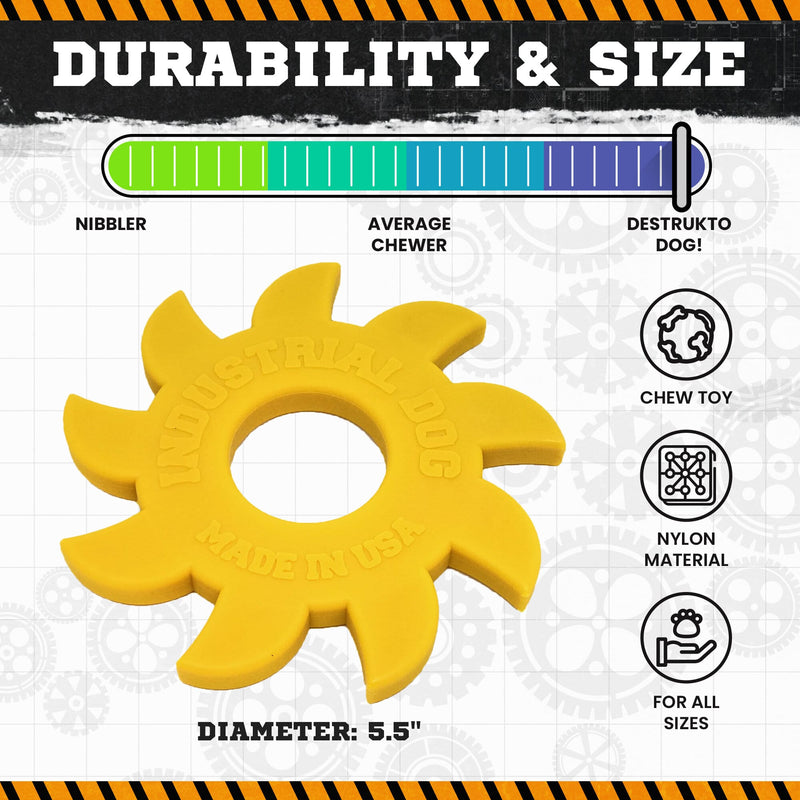 Load image into Gallery viewer, Circular Saw Blade  Ultra Durable Nylon Dog Chew Toy
