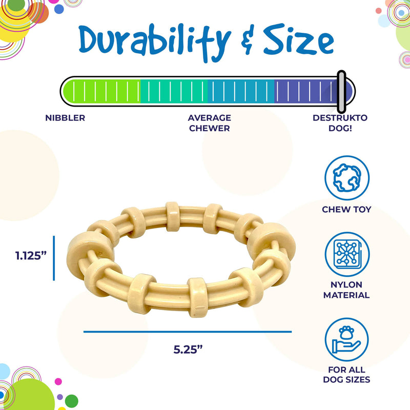 Load image into Gallery viewer, Chicken Flavored Teething Ring for Puppies &amp; Aggressive Chewers | USA Made
