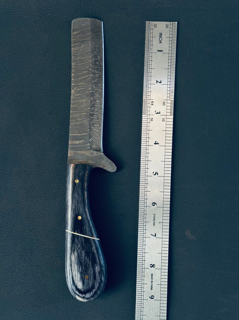Load image into Gallery viewer, Handmade Damascus Steel Calf Cutter Knife with Pakkawood Handle - 5&quot; Blade
