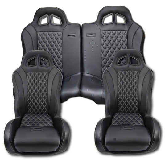 Aces Racing - 2024+ Polaris XP Bench Seat and Bucket Seat Combo