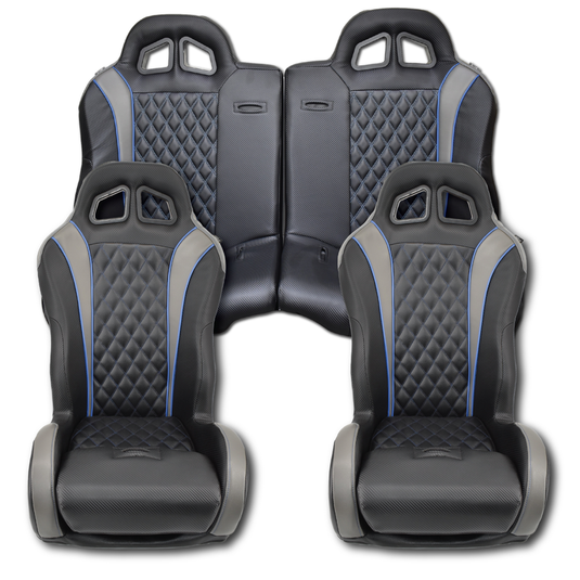 Aces Racing - 2024+ Polaris XP Bench Seat and Bucket Seat Combo