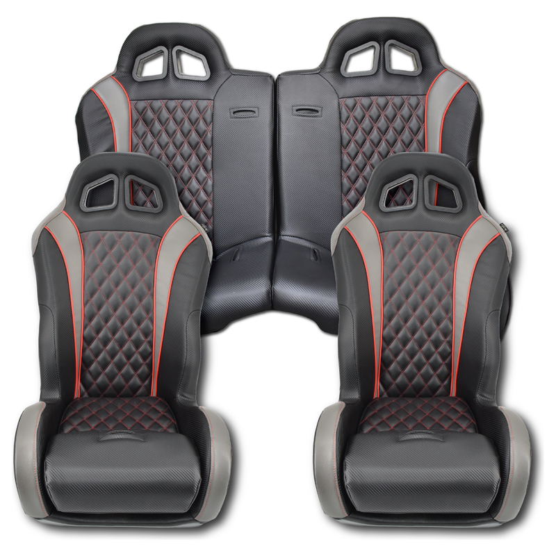 Load image into Gallery viewer, Aces Racing - 2024+ Polaris XP Bench Seat and Bucket Seat Combo
