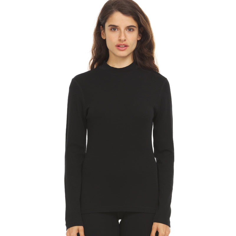 Load image into Gallery viewer, Women's Midweight Merino Wool Mock Neck | 100% Merino Wool
