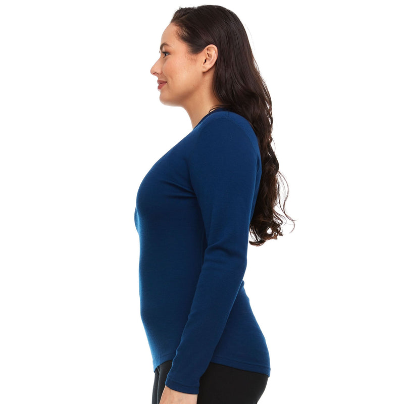 Load image into Gallery viewer, Women's Midweight Merino Wool Mock Neck | 100% Merino Wool
