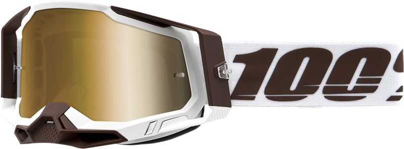Load image into Gallery viewer, 100% Racecraft 2 Goggles - Snowbird - True Gold 50010-00007
