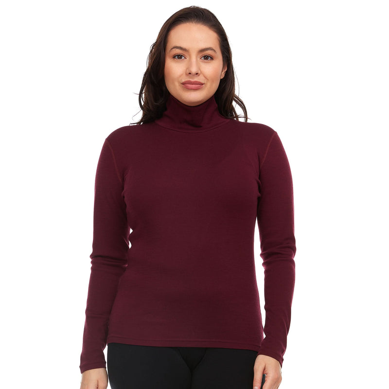 Load image into Gallery viewer, Women's Midweight Merino Wool Turtleneck | 100% Merino Wool
