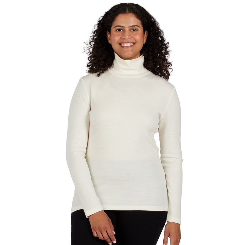 Load image into Gallery viewer, Women's Midweight Merino Wool Turtleneck | 100% Merino Wool
