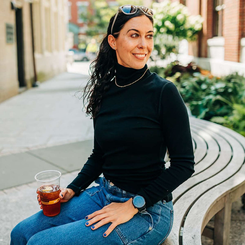 Load image into Gallery viewer, Women's Midweight Merino Wool Turtleneck | 100% Merino Wool
