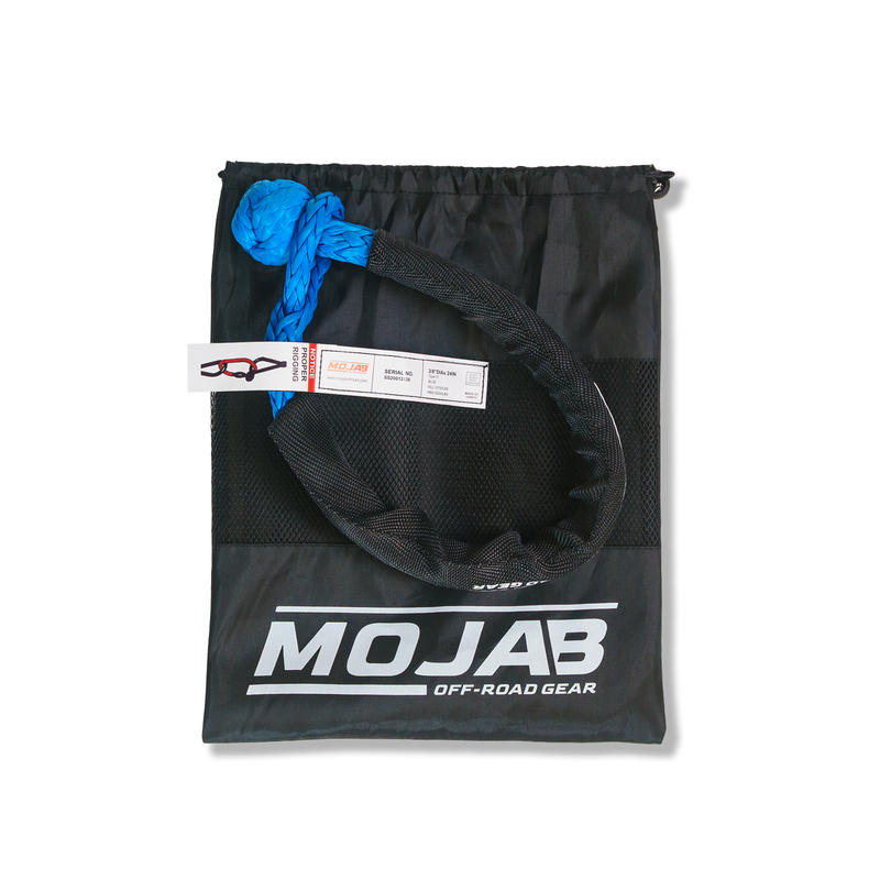 Load image into Gallery viewer, Soft Shackle 3/8'' x 24” with sleeve and bag (Single Shackle) (Lifetime Warranty)
