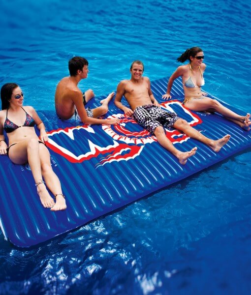Load image into Gallery viewer, WOW Watersports Floating Pool and Lake Water Walkway and Lounge Red

