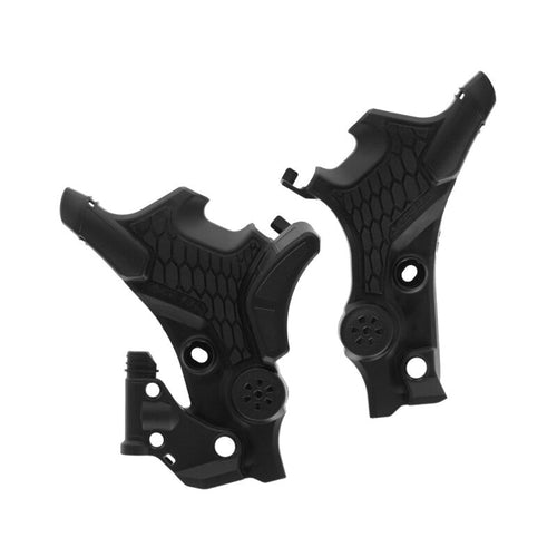 Acerbis 23+ Honda Transalp XL 750 Frame Guards- X-Grip - Black 2983660001