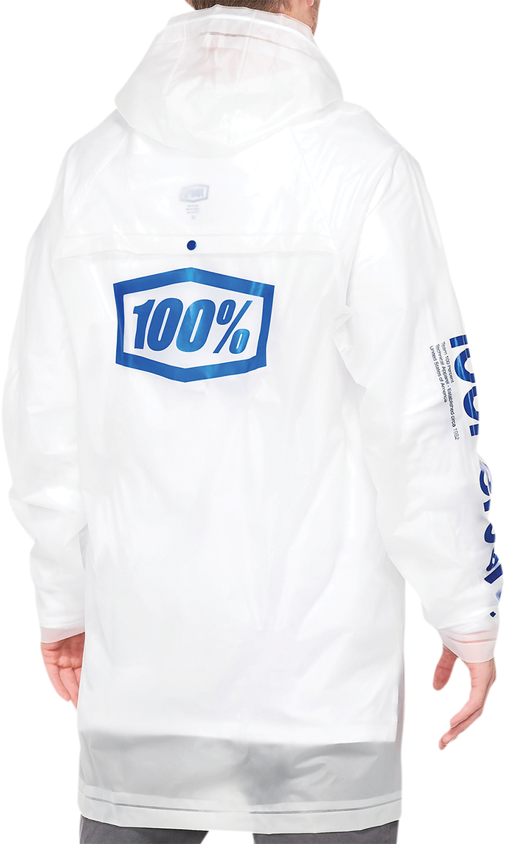 Load image into Gallery viewer, 100% Torrent Raincoat - Clear - Large 20040-00012
