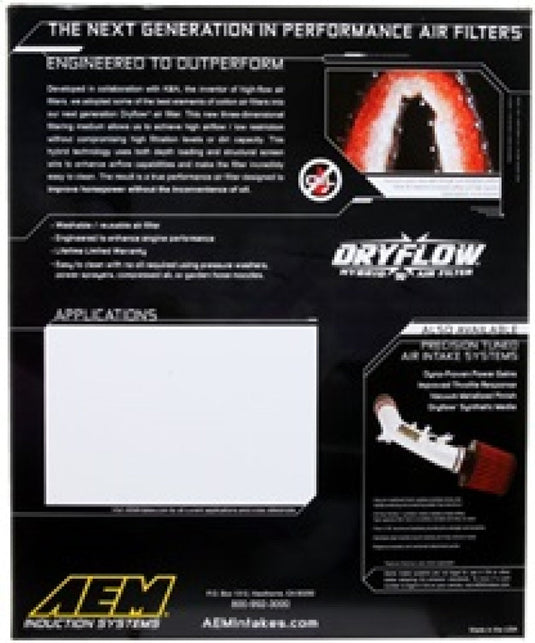 AEM Induction AEM 07-13 Toyota Camry/ 09-13 Venza  Air Filter 28-20370