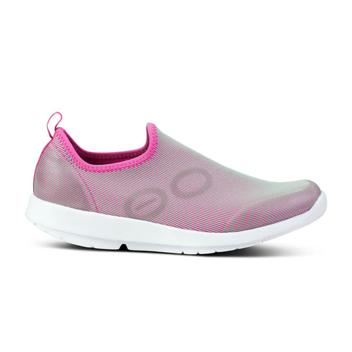 Women's OOFOS OOmg Sport, Fuchsia, 6 B Medium - Skoutley Outdoors LLC