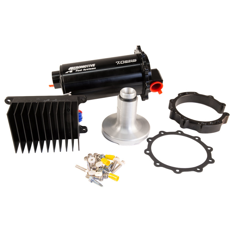 Load image into Gallery viewer, Aeromotive Fuel Pump Module TVS 90-Deg Outlet Brushless Spur 7.0 18069
