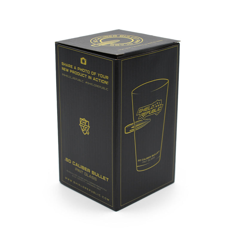 Load image into Gallery viewer, Black Tattered Flag - Pint Glass
